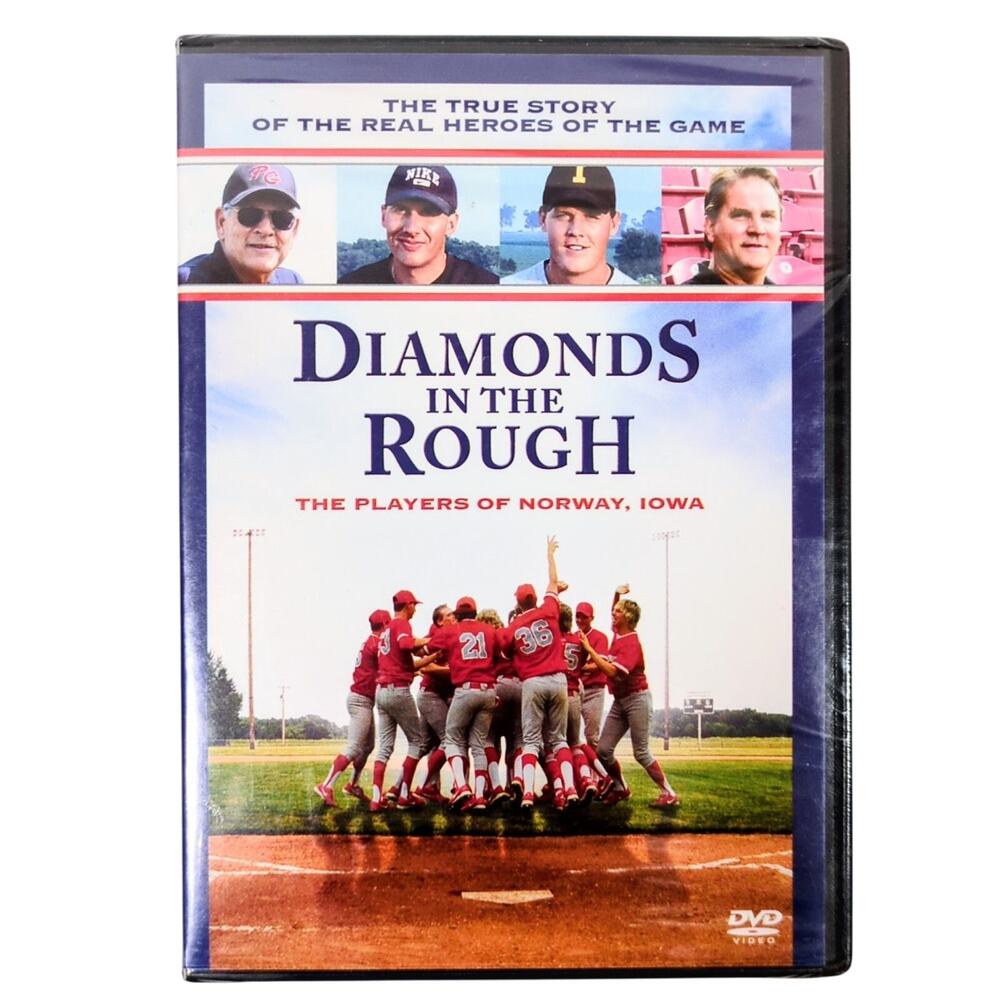 Diamonds in the Rough DVD 2007 Norway Iowa Baseball True Story Featurette Sealed